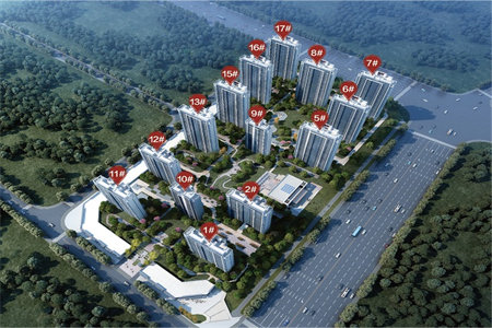 龙都花园3室2厅1卫120㎡带车库